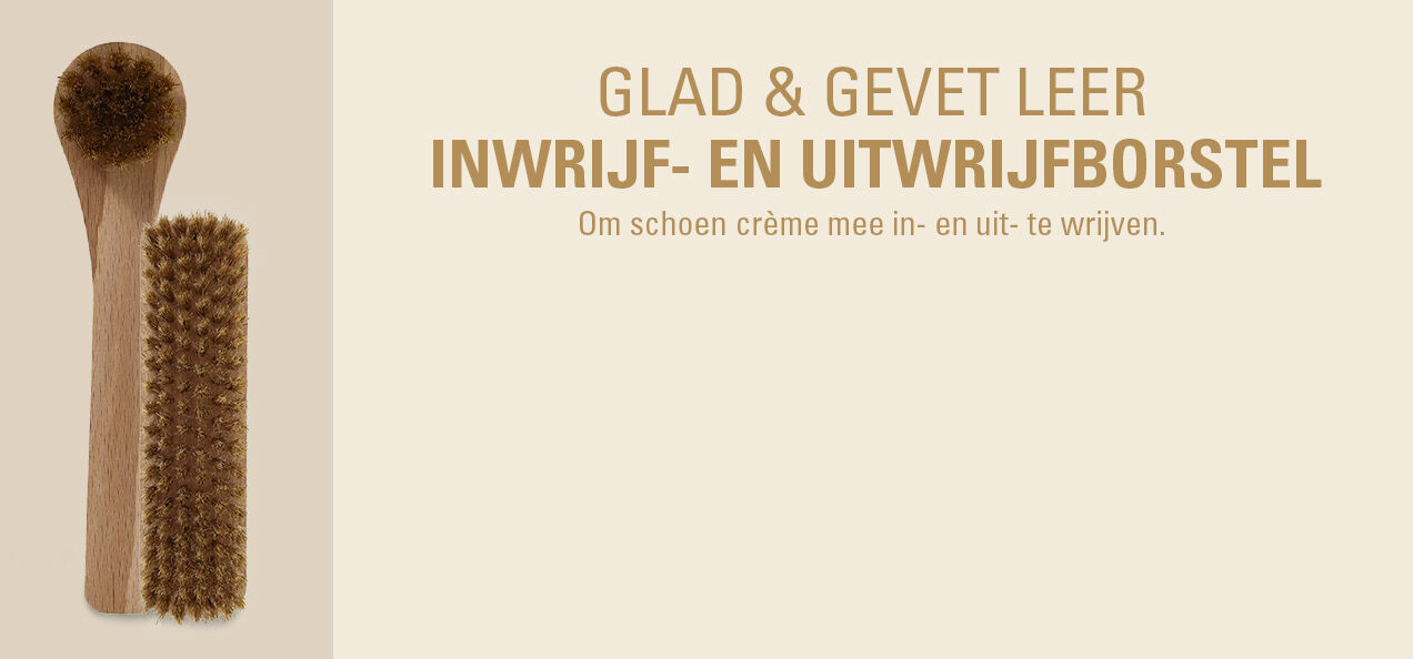 Inwrijf en uitwrijfborstel | Schuurman Schoenen