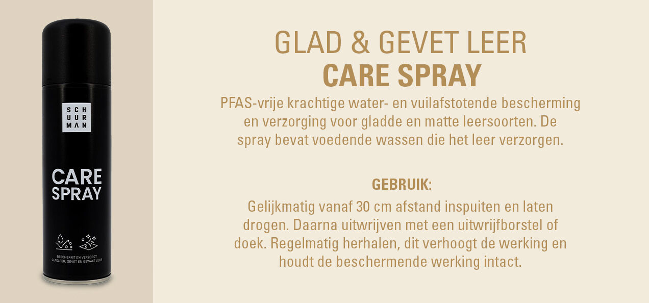 Glad leer care spray | Schuurman Schoenen 