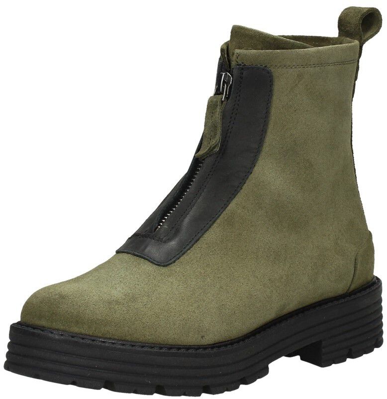 Enkellaarsjes Plat groen