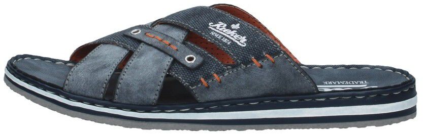 Heren slippers blauw