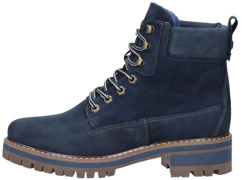 Dames veterschoenen blauw
