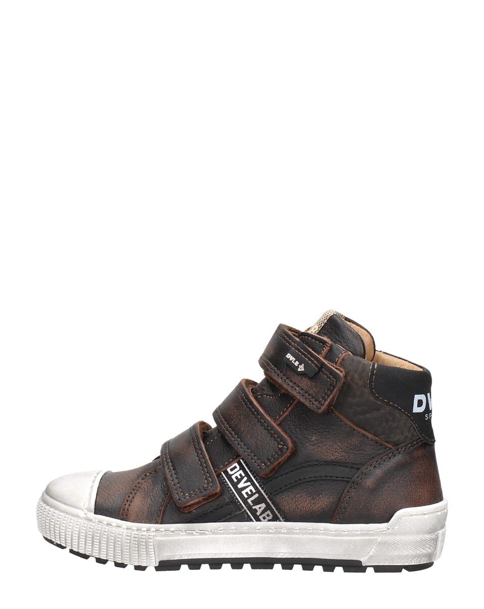 Develab sneakers kaki Jongens ( - kaki sneaker met velcro41377) - Junior  Steps