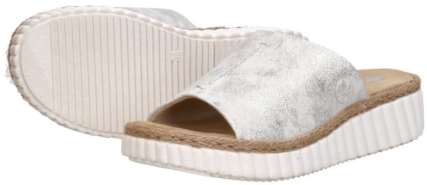 Rieker Slippers Rieker Schoenen Schuurman Open Teen Beige