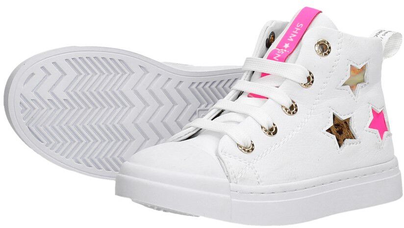 Meisjes veterschoenen wit