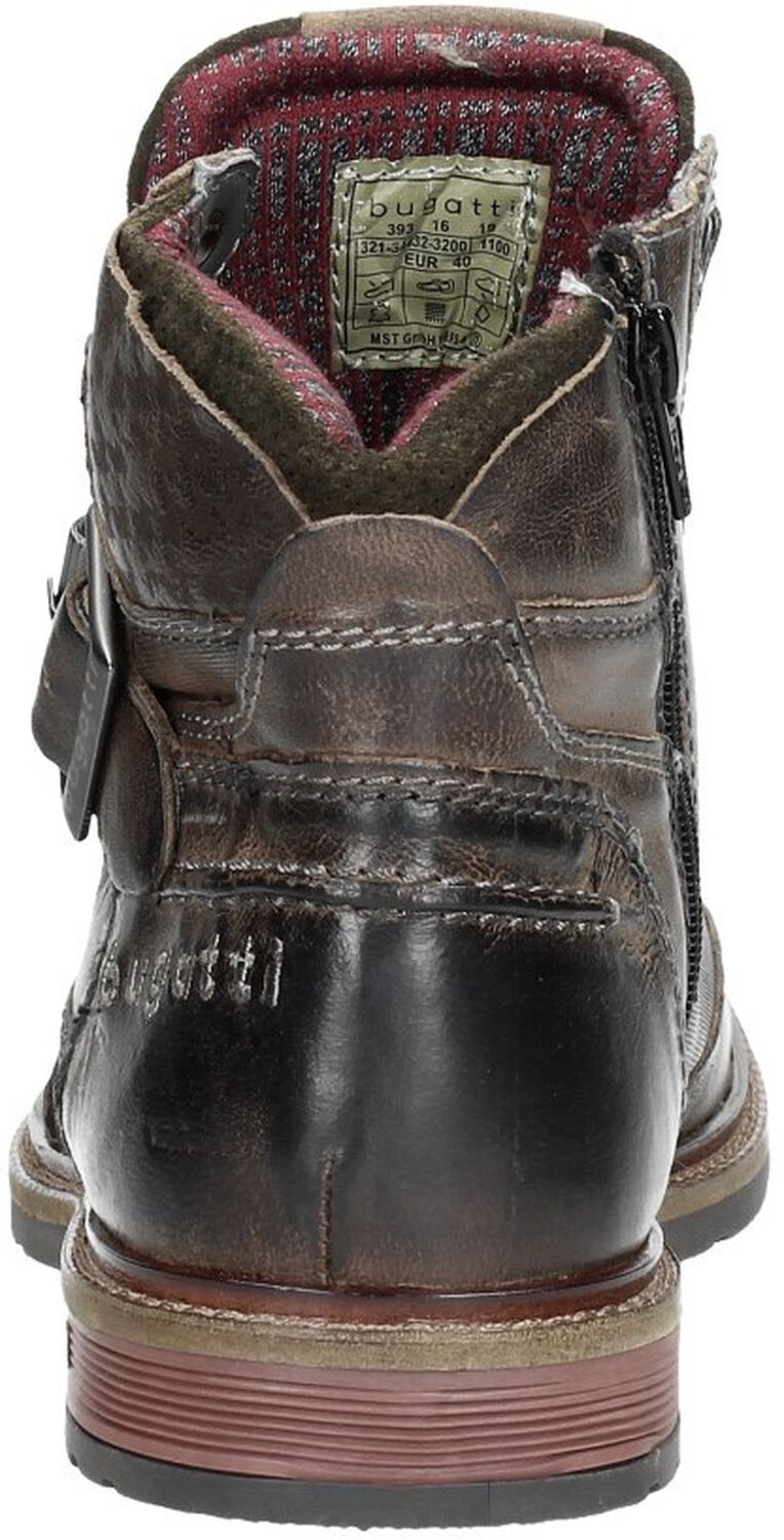 bugatti heren Lace-up Boot Mit HandfinishModieuze laars