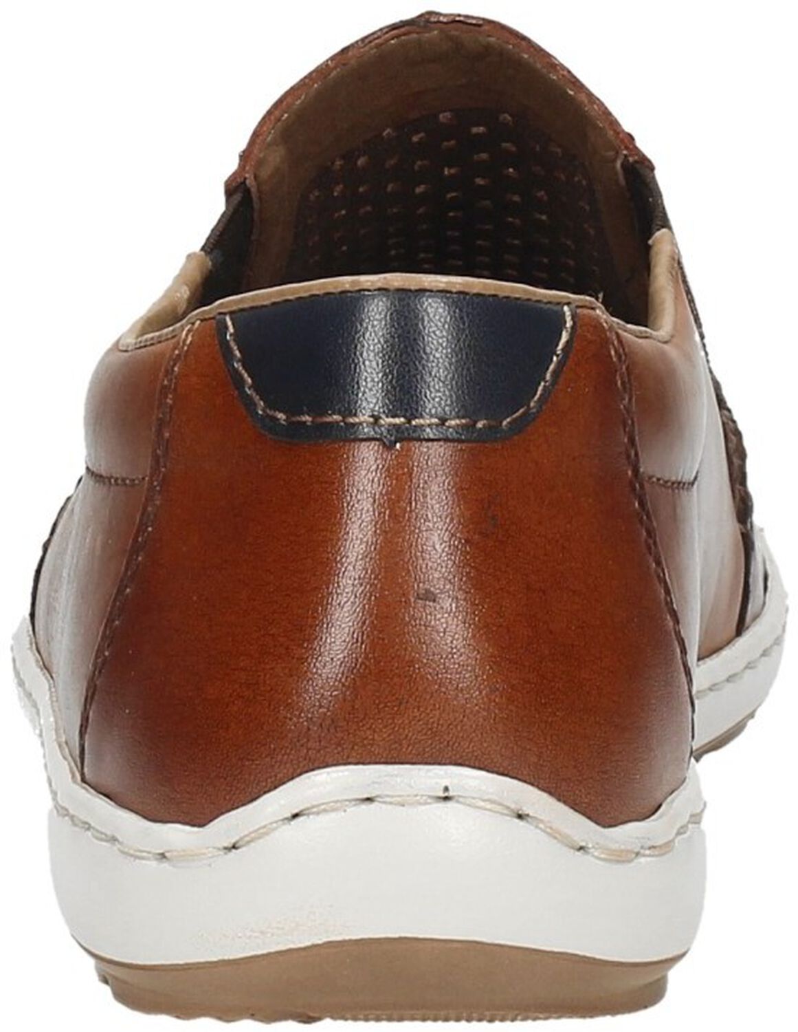 Rieker L0555 damesslippers, losse inlegzool, blauw 16, 37 EU