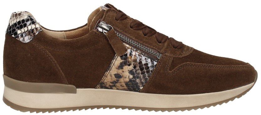 Dames sneakers donkerbruin