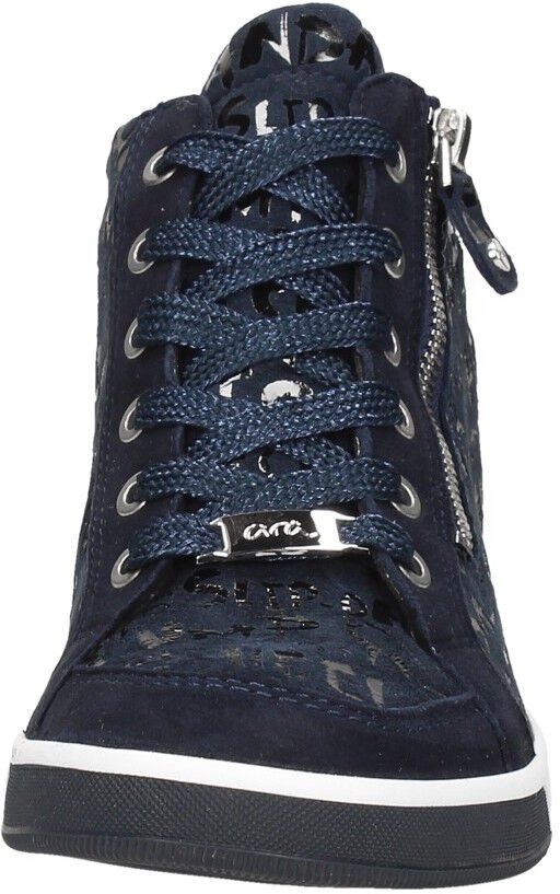 Dames veterschoenen blauw