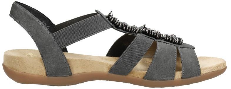 Dames sandalen donkergrijs