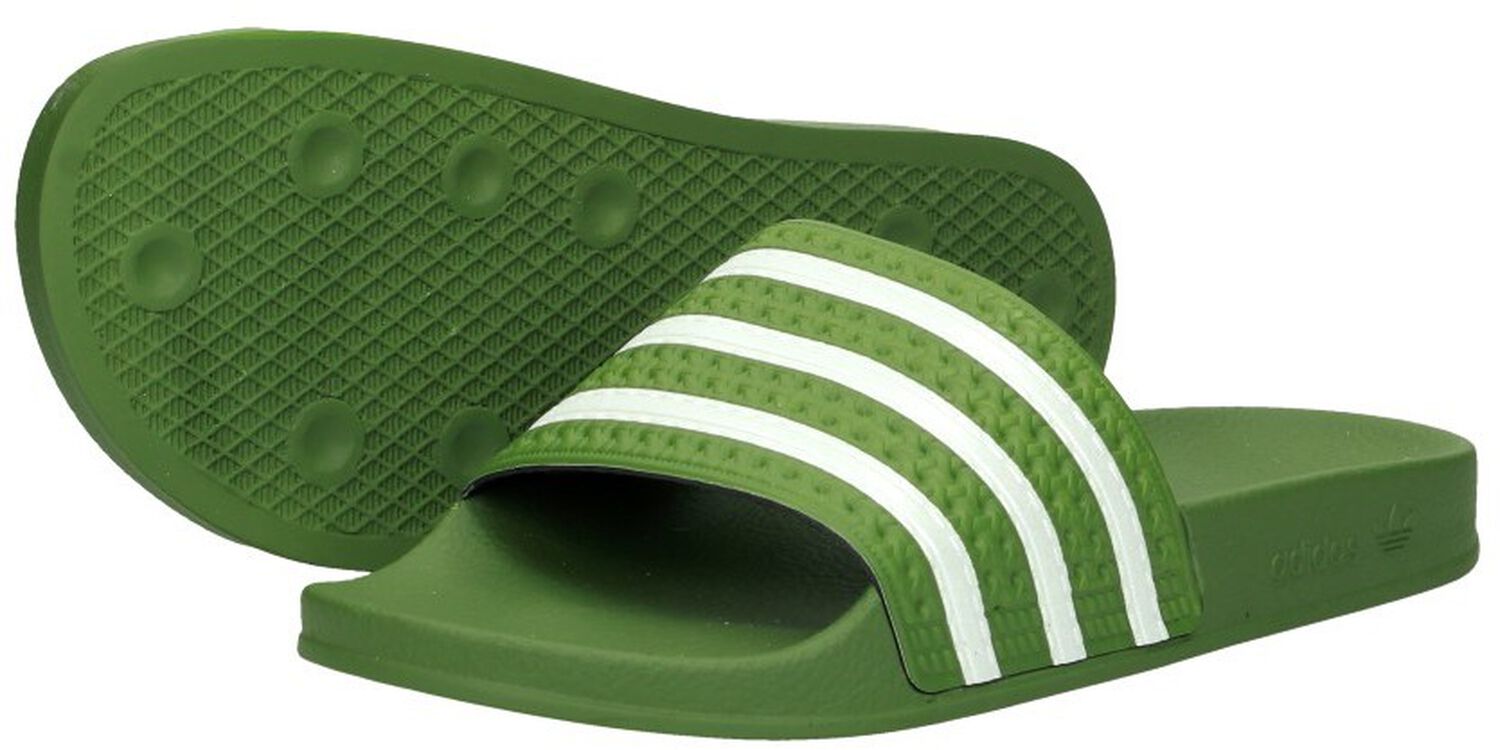 klein diefstal bloemblad adidas - Adilette groen