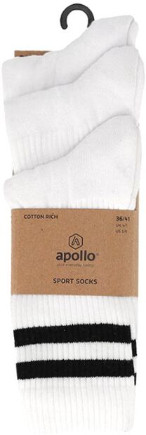 Stripe Sport Socks 3-pack - large