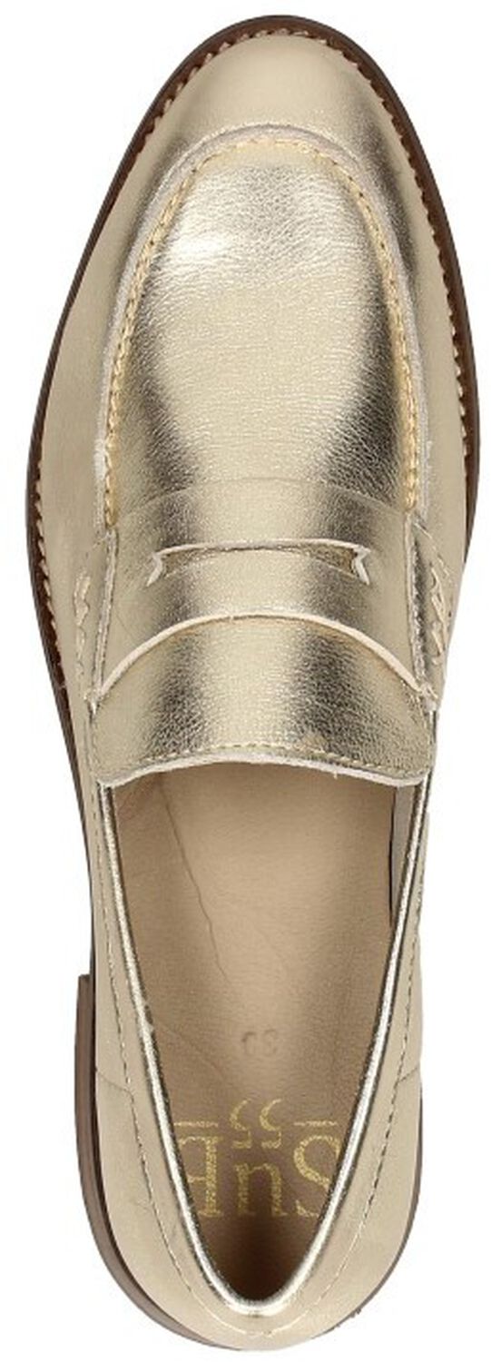 GOLD MOCASSIN WITH TASSELS
