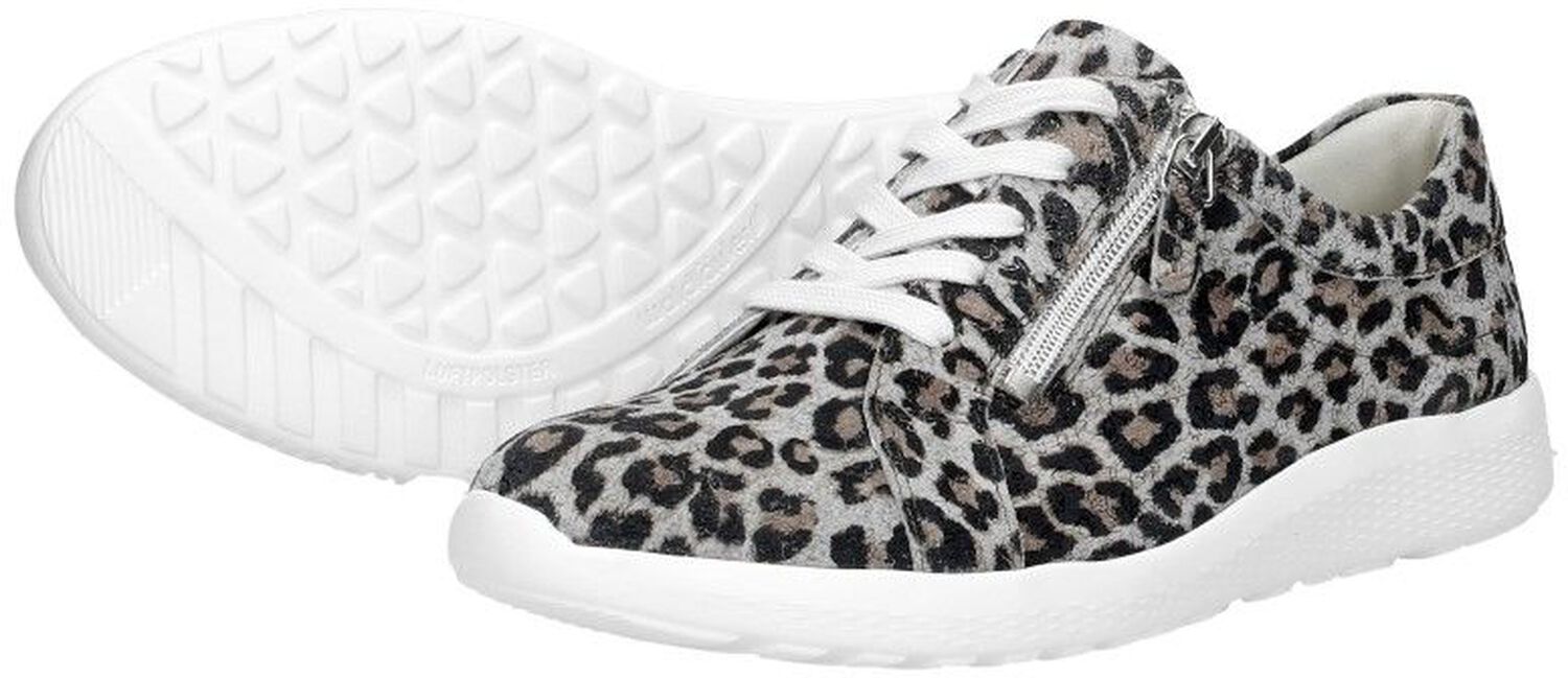 Dames Schoenen Grijs Dagelijks Gebruik Waldläufer Merk Schoenen Waldläufer Volwassen K-Ira Zwart, Zwart Suède En Leer Casual Sneaker