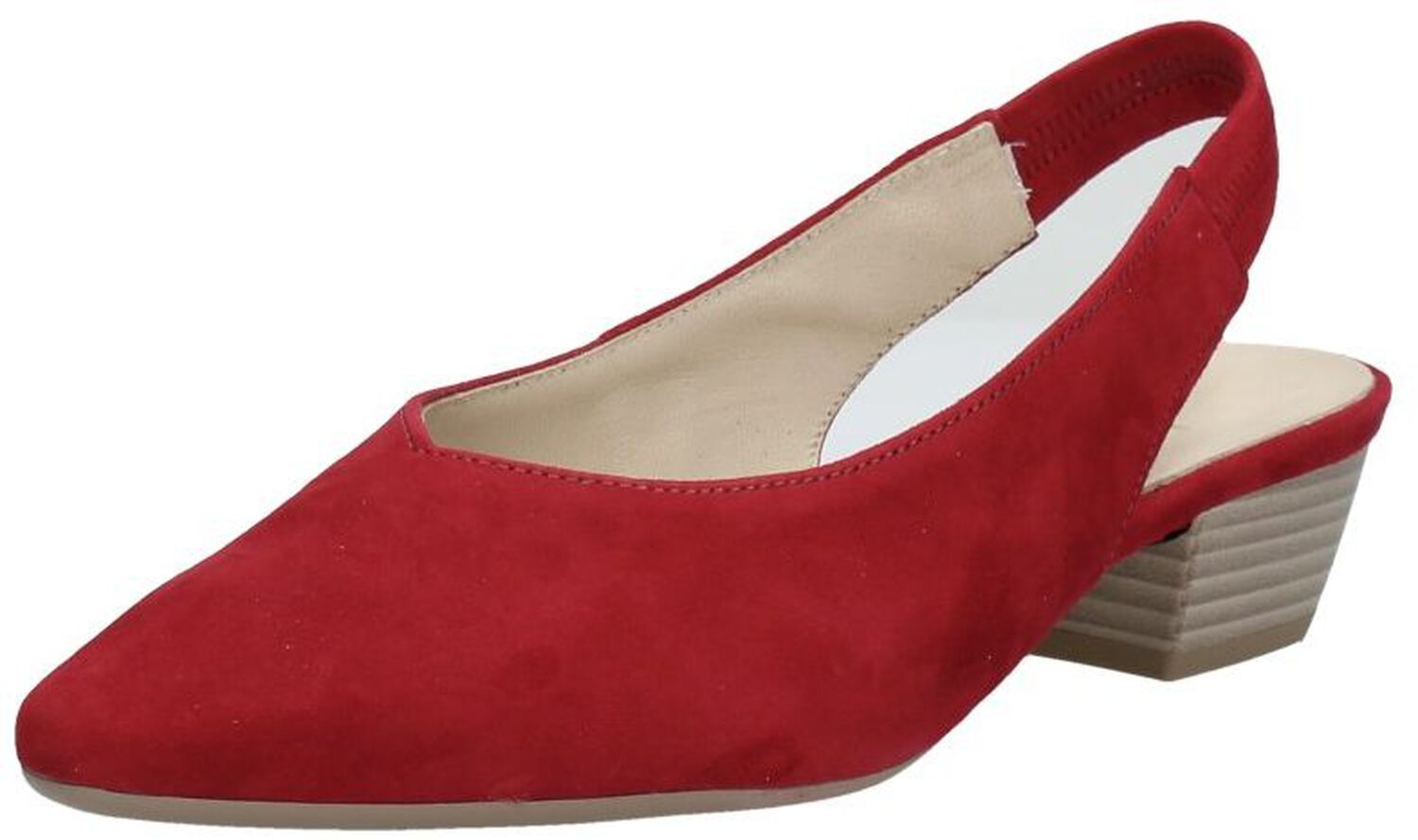 Gabor - Dames slingback pumps rood | Schuurman Schoenen