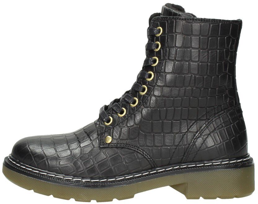 Meisjes veterboots zwart