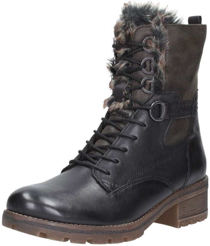 Dames veterschoenen zwart