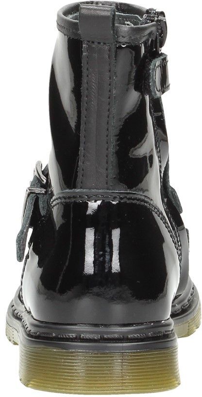 Meisjes enkellaarsjes zwartlak