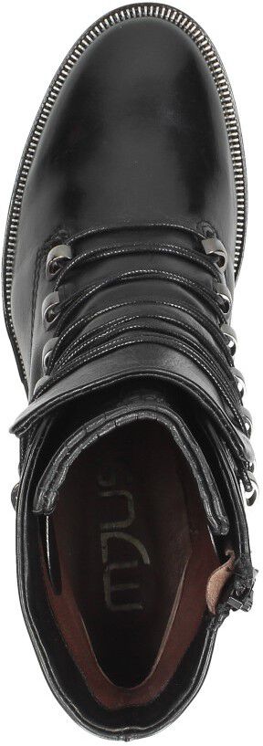 Dames veterschoenen zwart