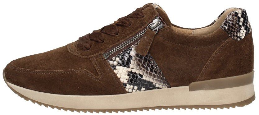 Dames sneakers donkerbruin