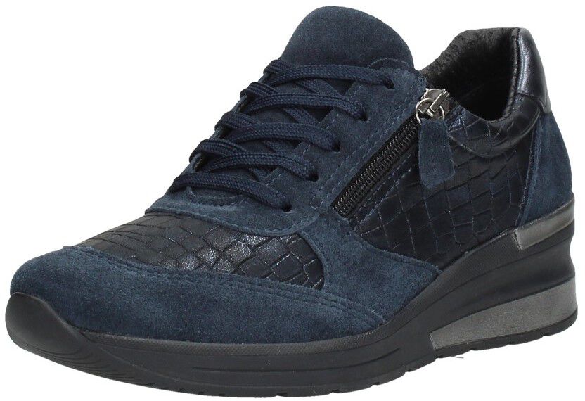 Dames veterschoenen blauw