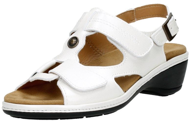 Comfortabele dames sandalen wit