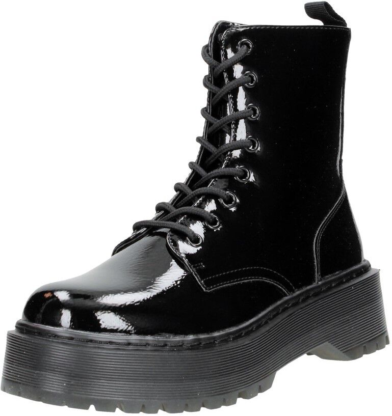 Chunky boots zwartlak
