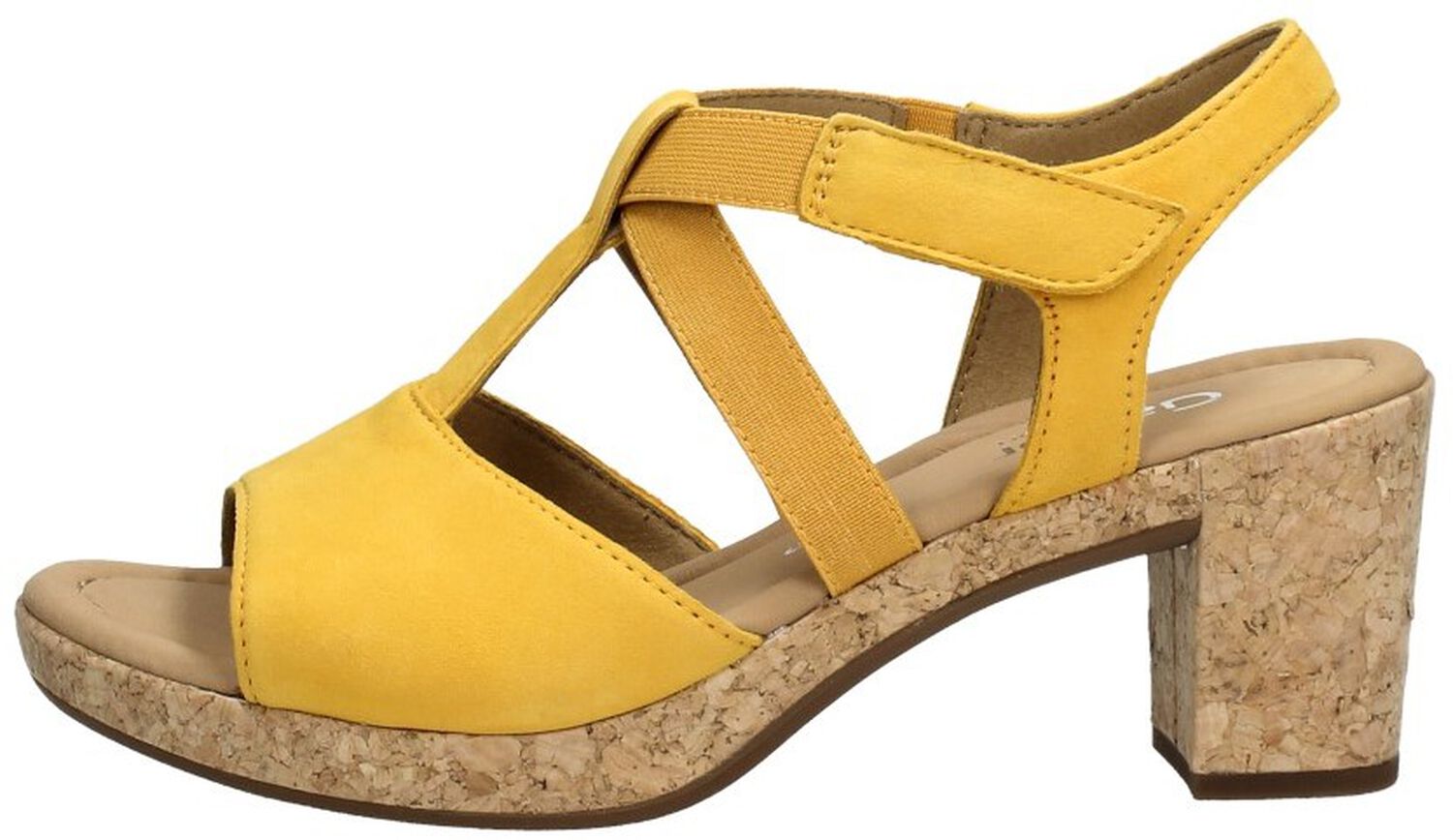schattig herberg Vriendin Dames sandalen geel