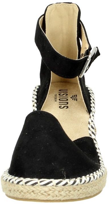 Dames espadrilles zwart