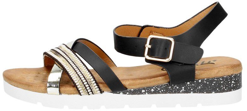 Dames sandalen zwart