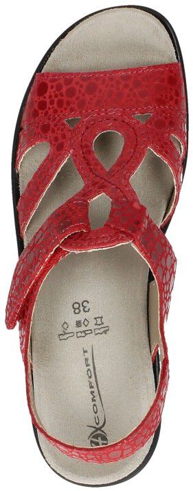 Dames sandalen rood