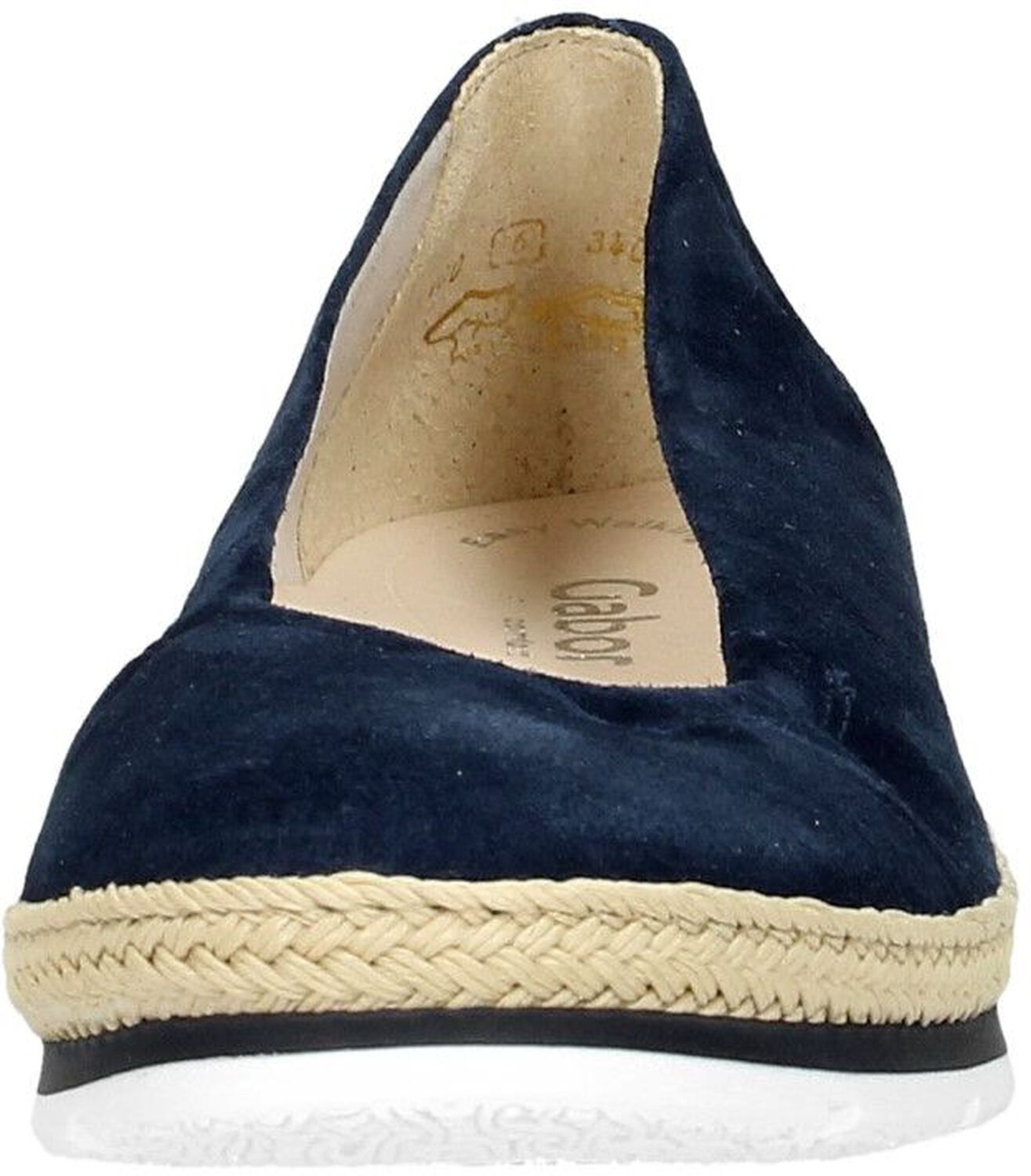 Gabor - Dames ballerina's licht grijs | Schuurman Schoenen