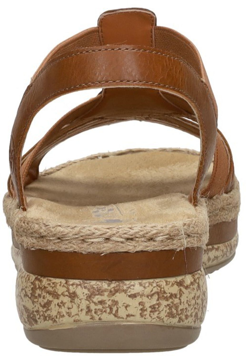 Rieker 60809 damessandalen, zwart, 37 EU
