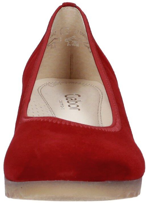 Dames sleehak pumps rood