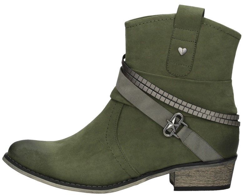 Dames enkellaarsjes groen