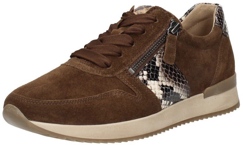 Dames sneakers donkerbruin