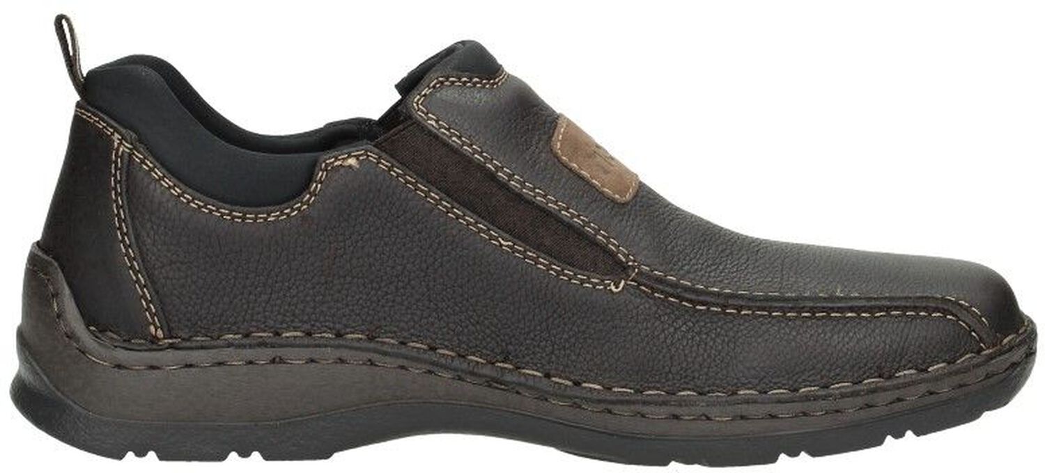 Rieker HEREN Veterschoenen B0013, Mannen Bedrijfsschoen, Nette schoenen, waterafstotend,riekerTEX,vetersluiting,pakschoen,Zwart (schwarz / 00),41 EU / 7.5 UK