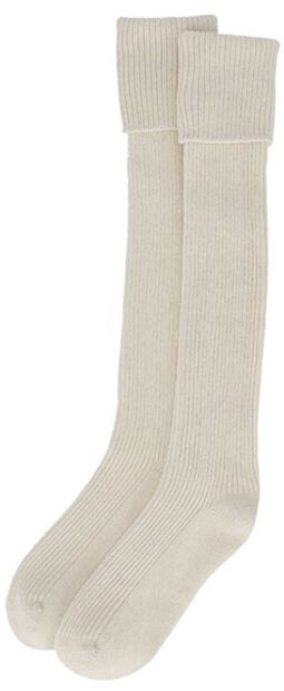 LADIES KNEEHIGH SOCKS RIB - large