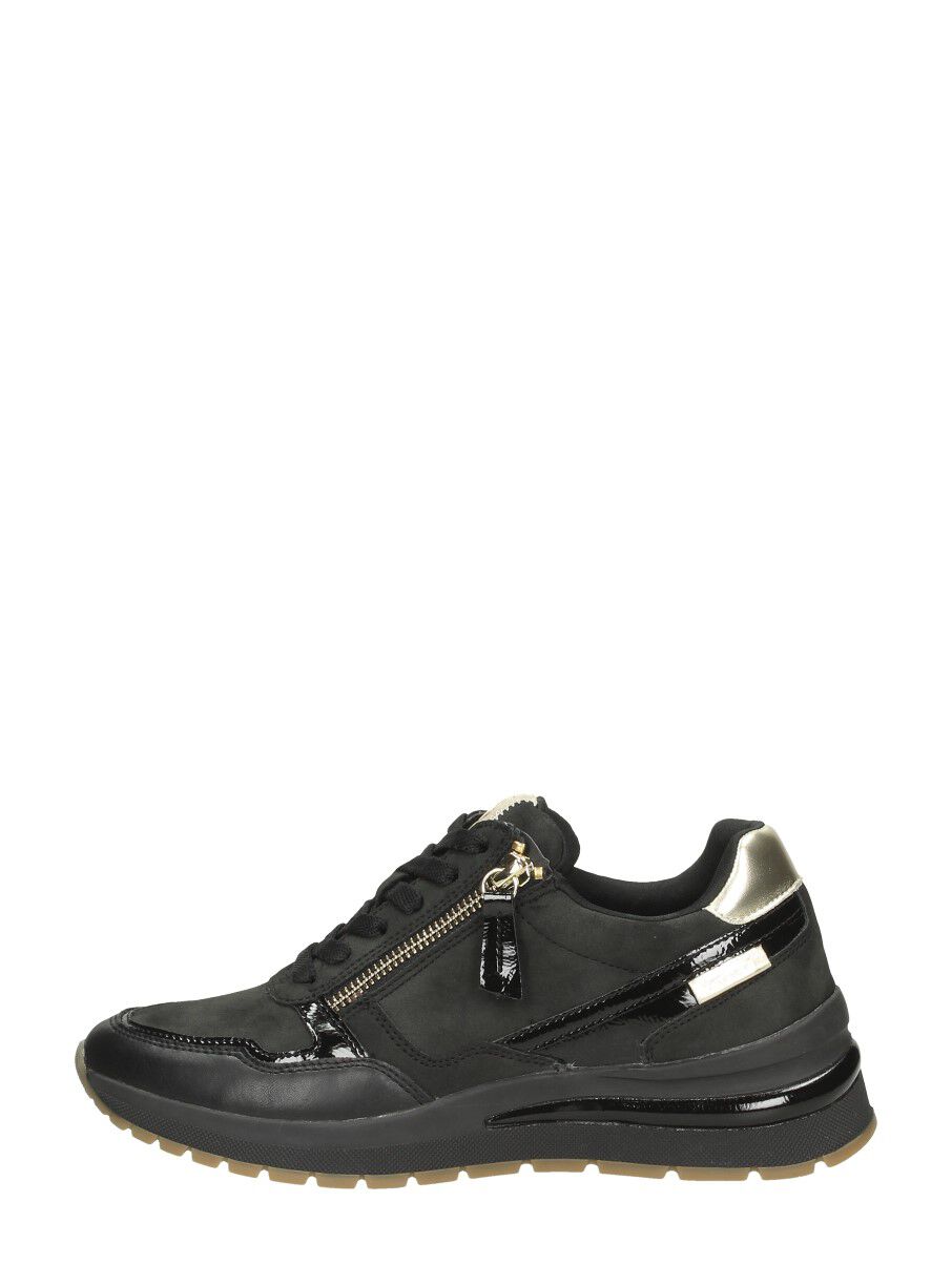 Asos Veterschoenen zwart-zilver casual uitstraling Schoenen Lage schoenen Veterschoenen 