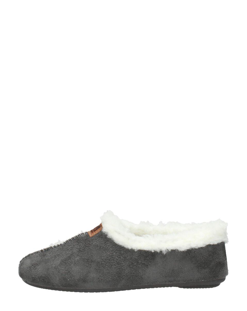Rohde Pantoffel 6163 Taupe Zwart Print Uitneembaar Voetbed - Van Driel  Schoenen