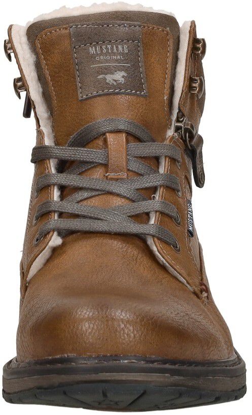 Heren veterschoenen cognac