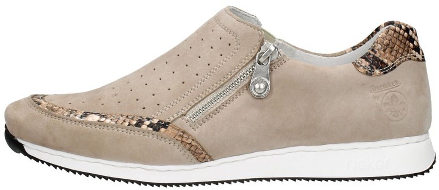 Rieker Dames 49956 blotevoetenschoen, blauw, 42 EU