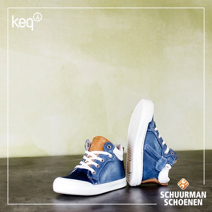 Jongens veterschoenen blauw