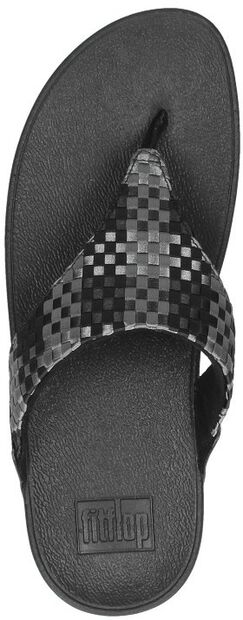 Lulu Silky Weave Toe-Post Sandals - large