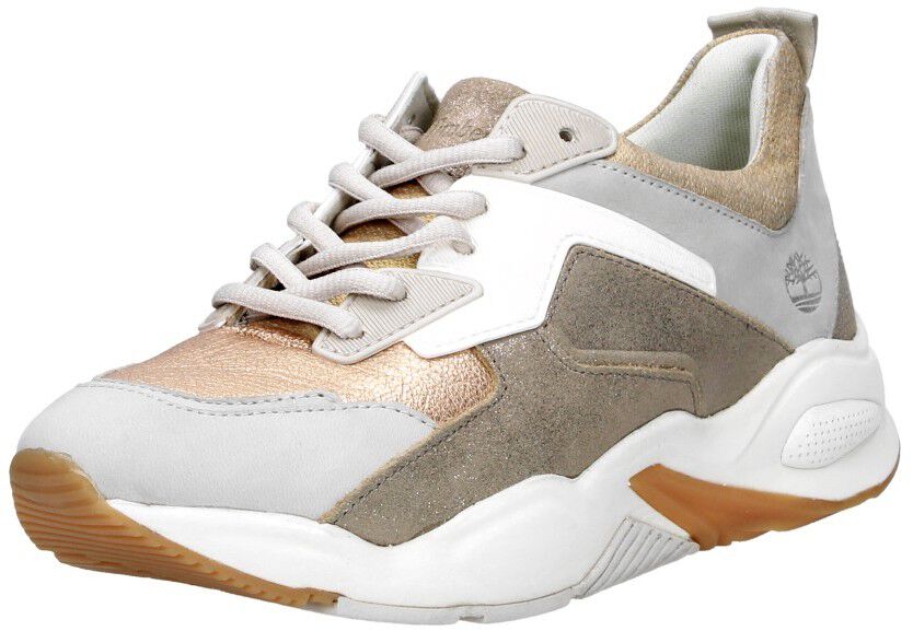 Delphiville Leather Sneaker goudkleur