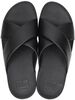 Lulu Leather Cross Slides - small