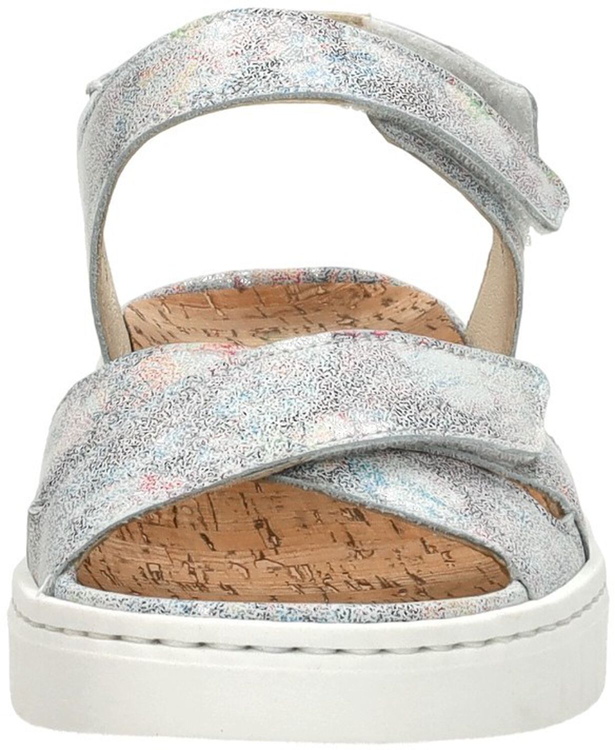 Zilverkleurig WALDLAUFER Sandalen met hak H-WILLOW