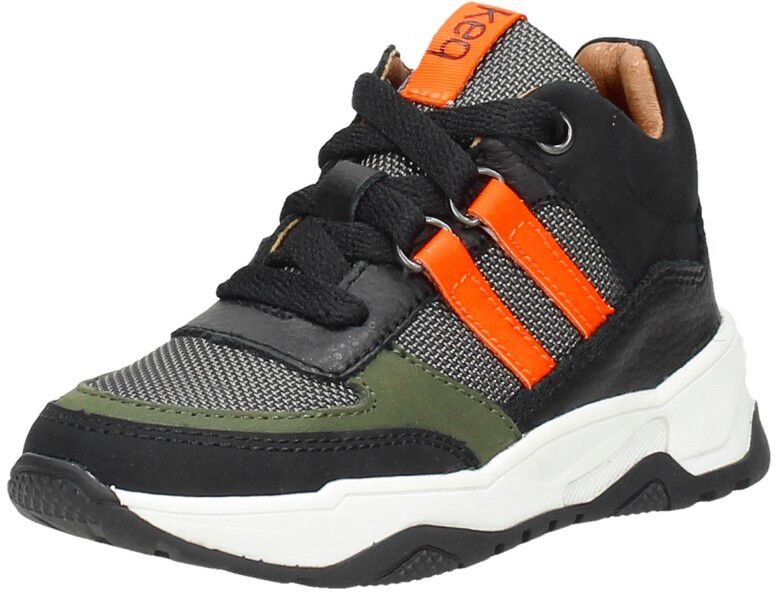 Veterschoenen Hoog zwart