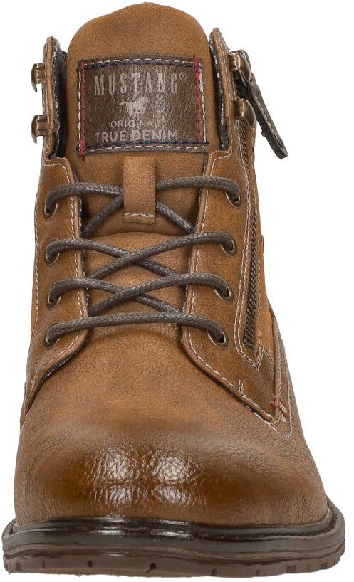 Heren veterschoenen cognac