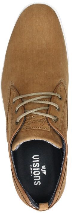 Heren veterschoenen middel bruin