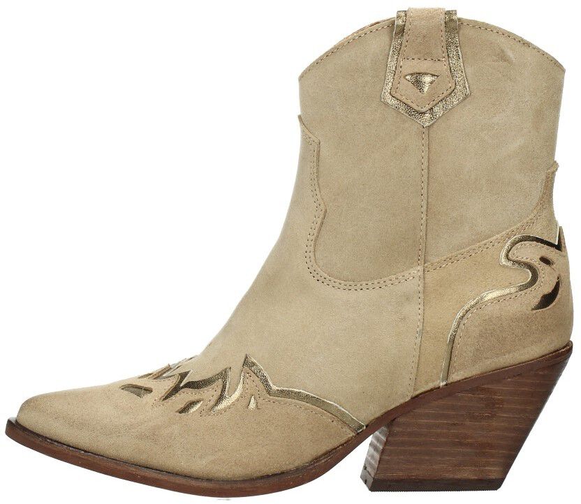 Western boots beige